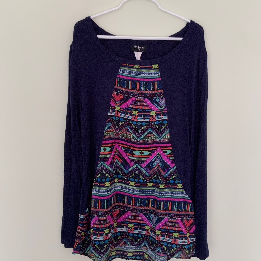 Funky Print Blouse